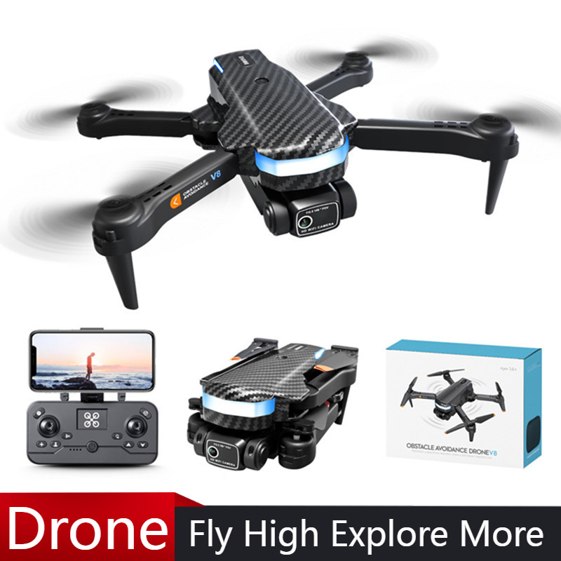 Drone Gimbal - V8 Drone professionnel Mini 8K HD
