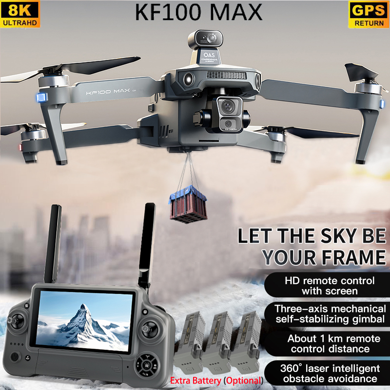 Drone Gimbal - KF100 MAX GPS Drone 4K caméra