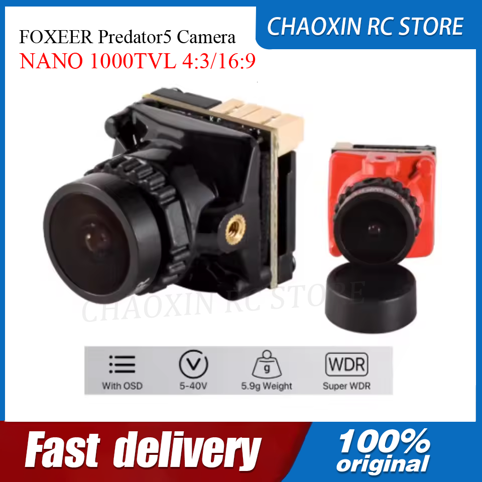Drone Battery - FOXEER Predator5 caméra NANO 1000TVL 4:3/16:9