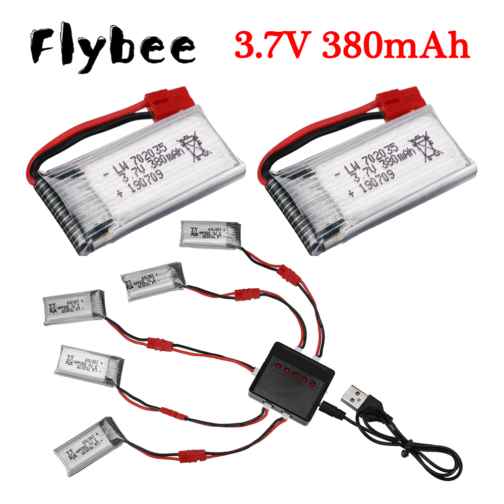 Drone Charger - Batterie Lipo 3.7V 380mAh Avec Chargeur