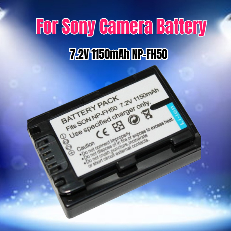 Drone Battery - Batterie de caméra 7.2V 1150mAh NP-FH50