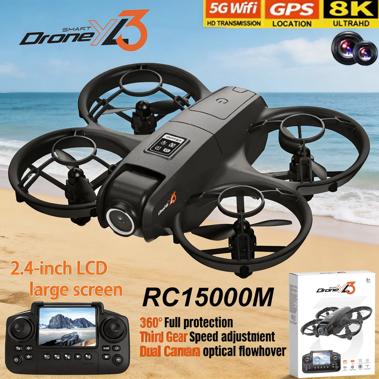 Drone Gps Mount - Nouveau Drone RC YL3 8K 1080P