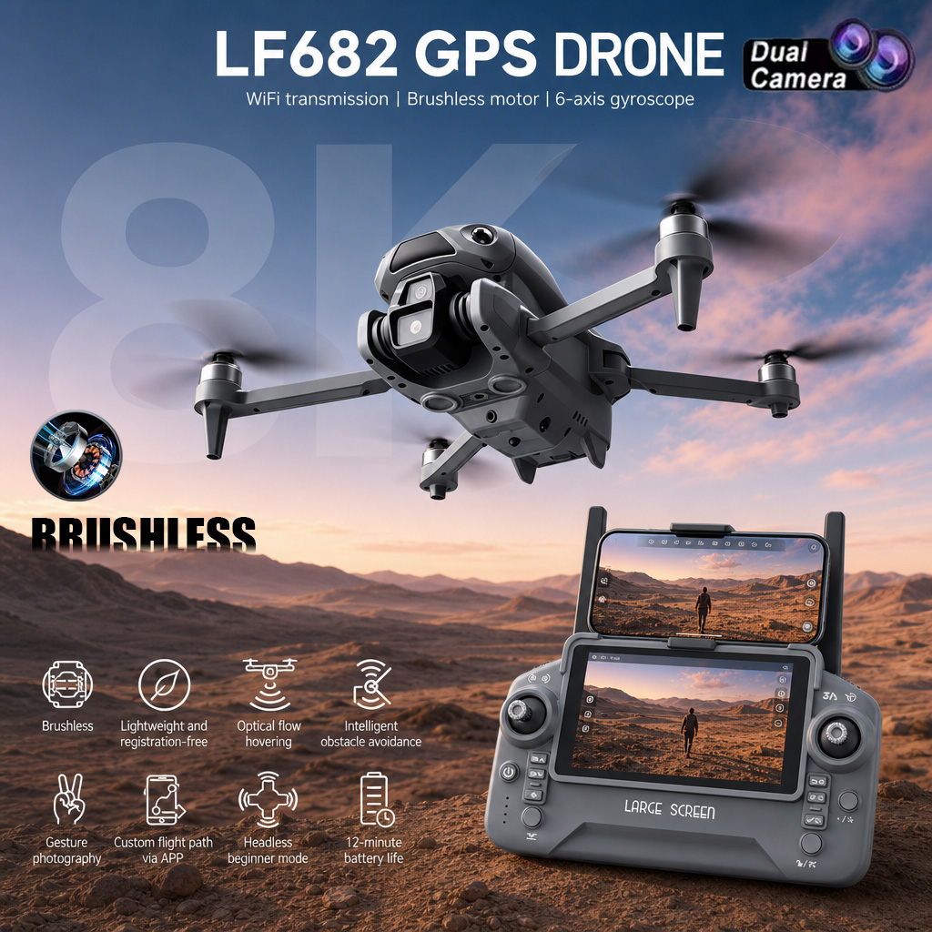 Drone Gps Module - Nouveau Drone LF682 8K avec Double