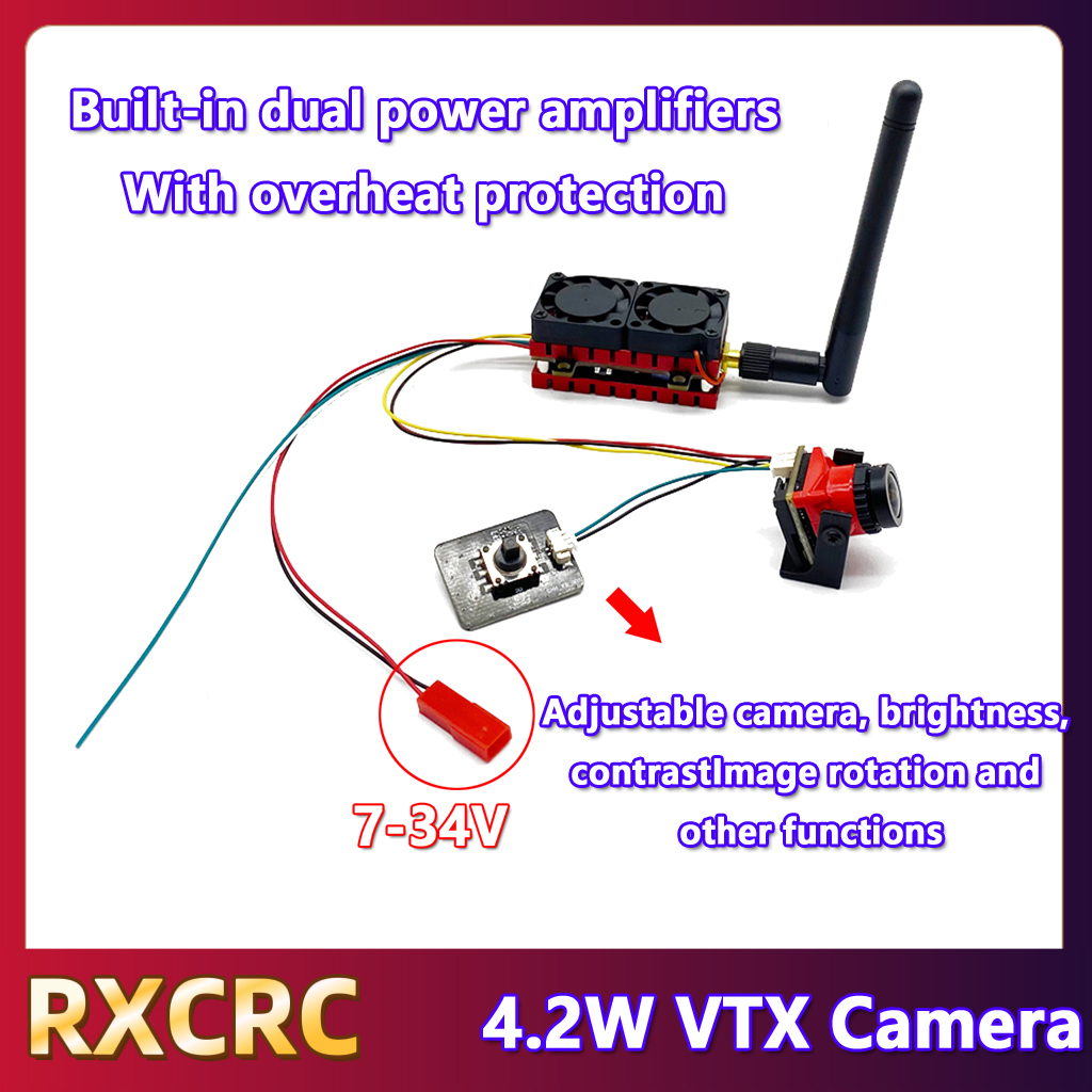 RXCRC 5.8G 48CH 4.2W transmett - Drone Frame avis et prix