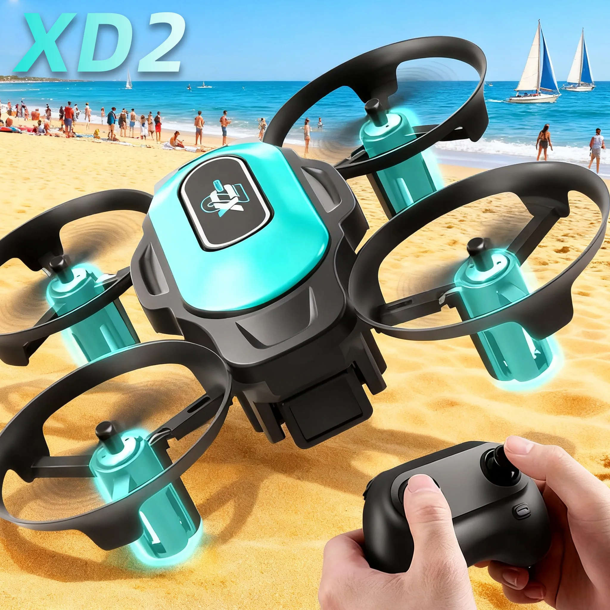 Mini drone XD2, 360 °   Tours  - Drone Led Light avis et prix