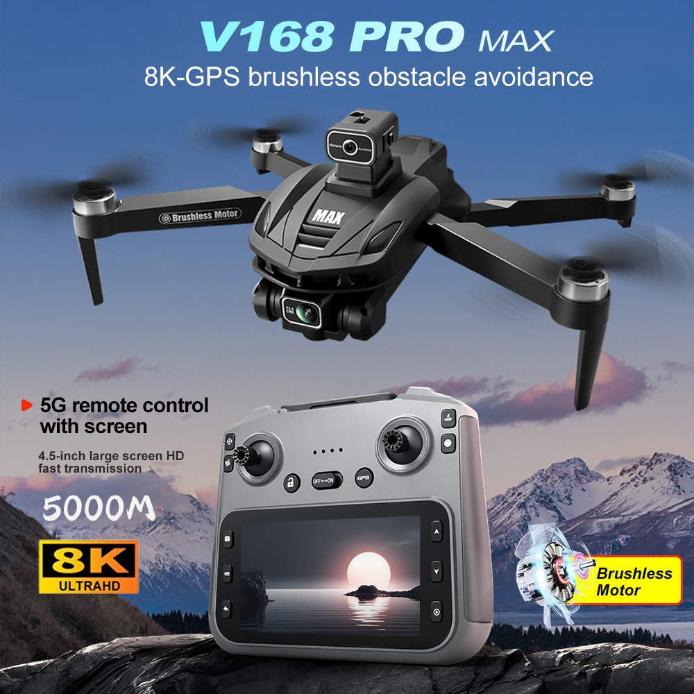 V168 PRO Max GPS Drone 8K prof - Drone Gps Module avis et prix