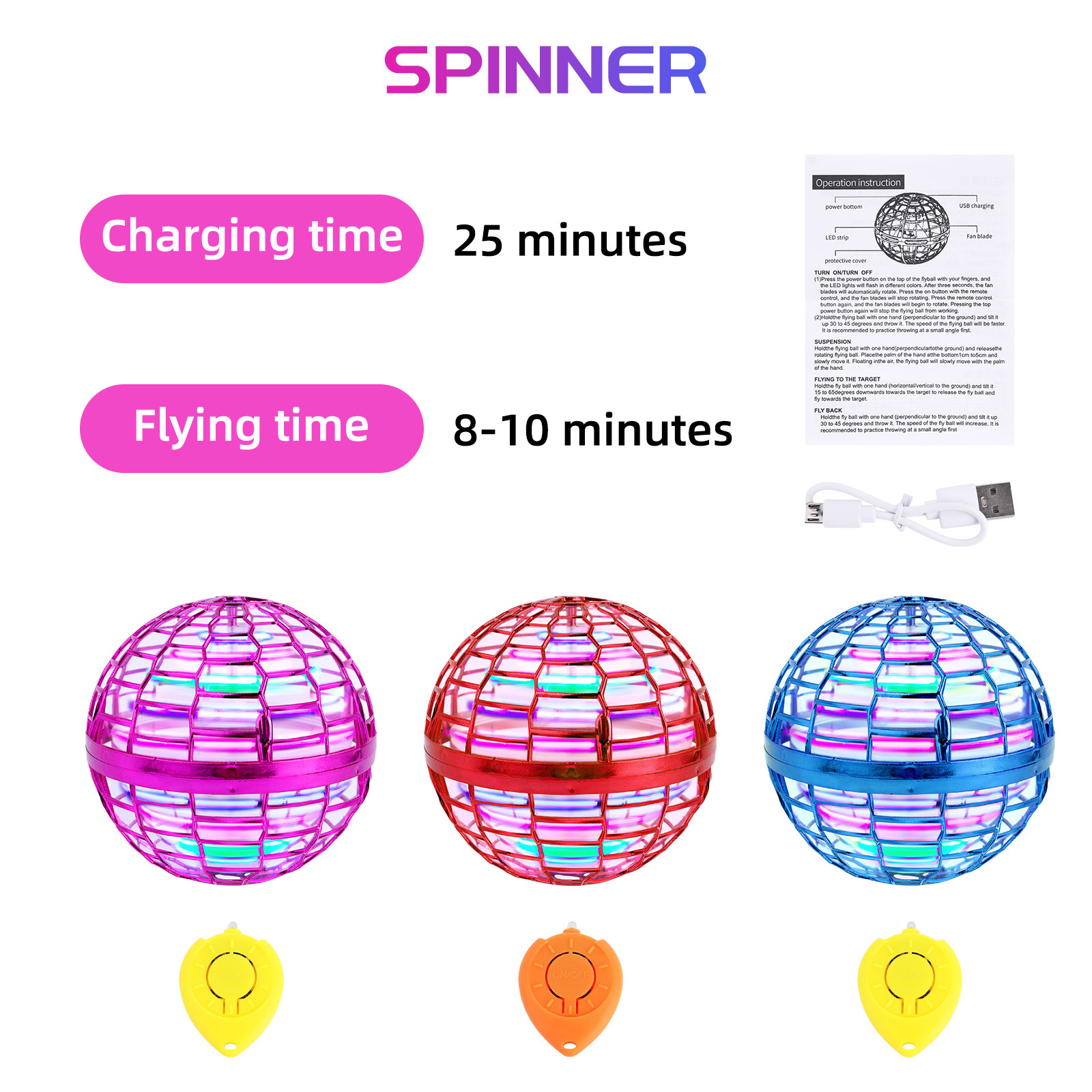 Boule Volante Lumineuse LED, J - Drone Led Light avis et prix
